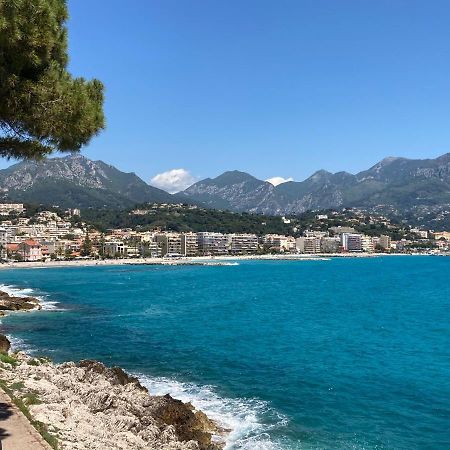 Appartement 4 Pers A 50M De La Plage, Avec Piscine Roquebrune-Cap-Martin Ngoại thất bức ảnh