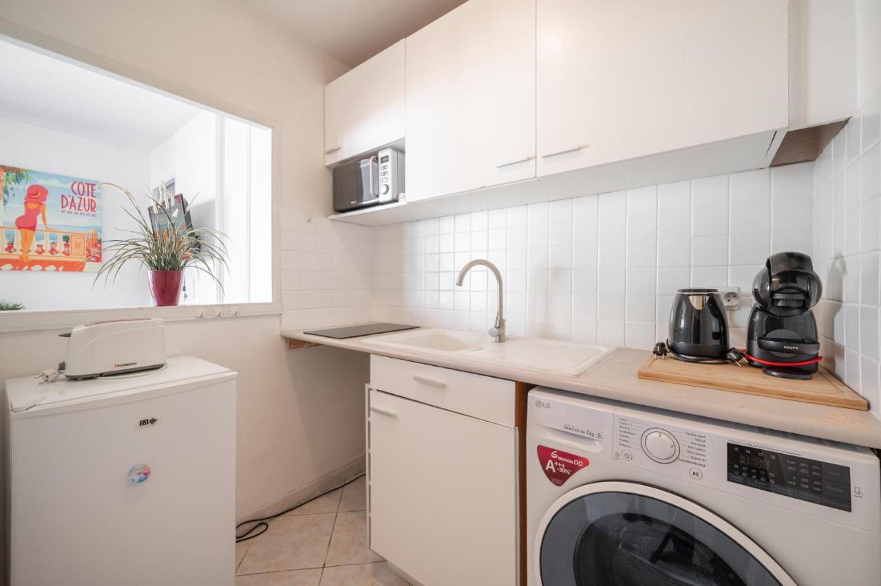 Appartement 4 Pers A 50M De La Plage, Avec Piscine Roquebrune-Cap-Martin Ngoại thất bức ảnh